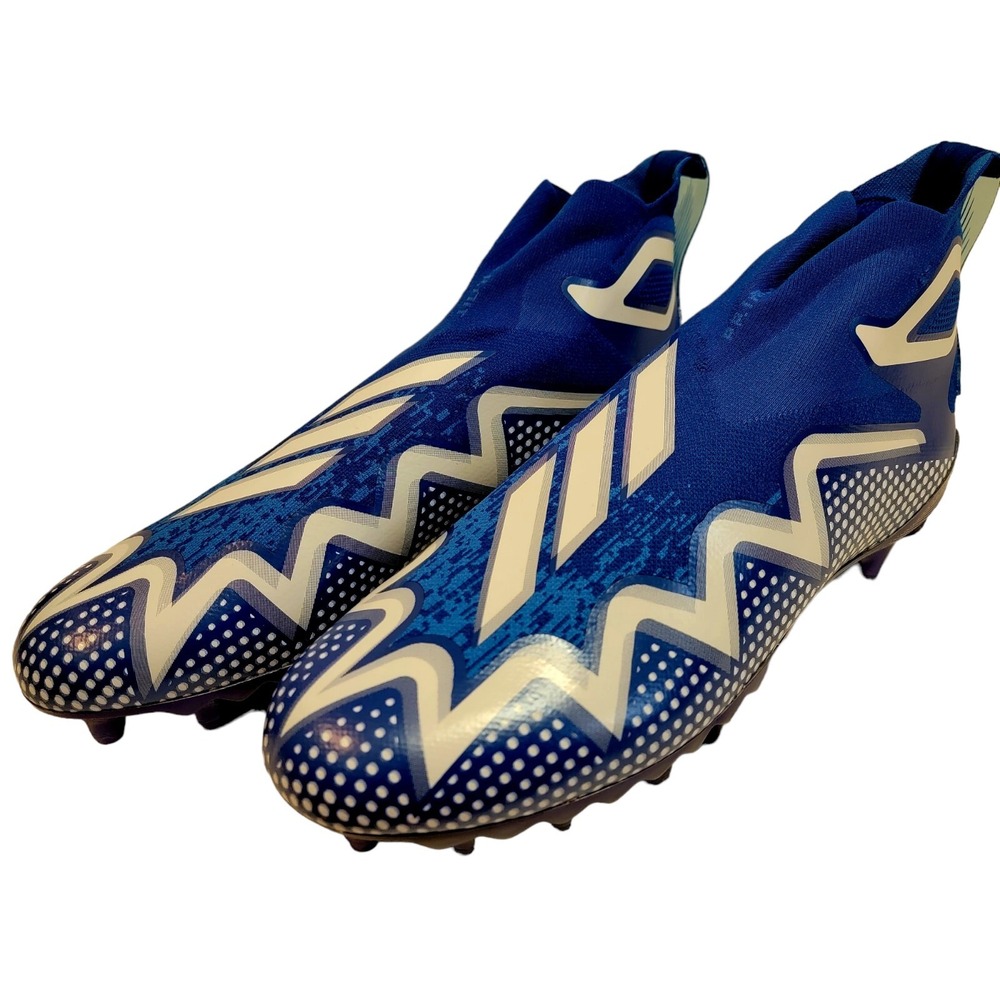 Adidas Freak 22 Boost Football Cleats Mens 13 Blue White GZ0468 Laceless